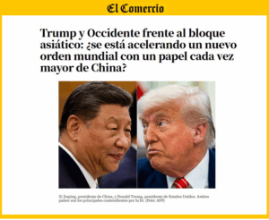 Alonso Cárdenas, docente de Ciencia Política UARM, analiza cómo las decisiones de Donald Trump impulsan un nuevo bloque geopolítico liderado por Rusia, China e India.
