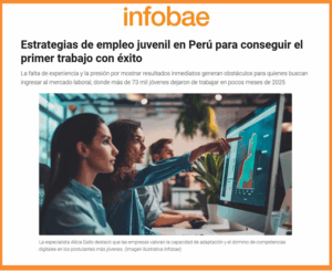 Alicia Gallo, jefa de la Oficina de Desarrollo Profesional UARM, comparte claves para que jóvenes egresados accedan a su primer trabajo formal y fortalezcan su perfil profesional.